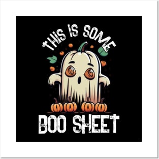 This Is Some Boo Sheet, Funny Dinosaure Halloween Party,Happy Halloween Day,Funny Spooky Vibes, Funny Pumpkin Gift Posters and Art